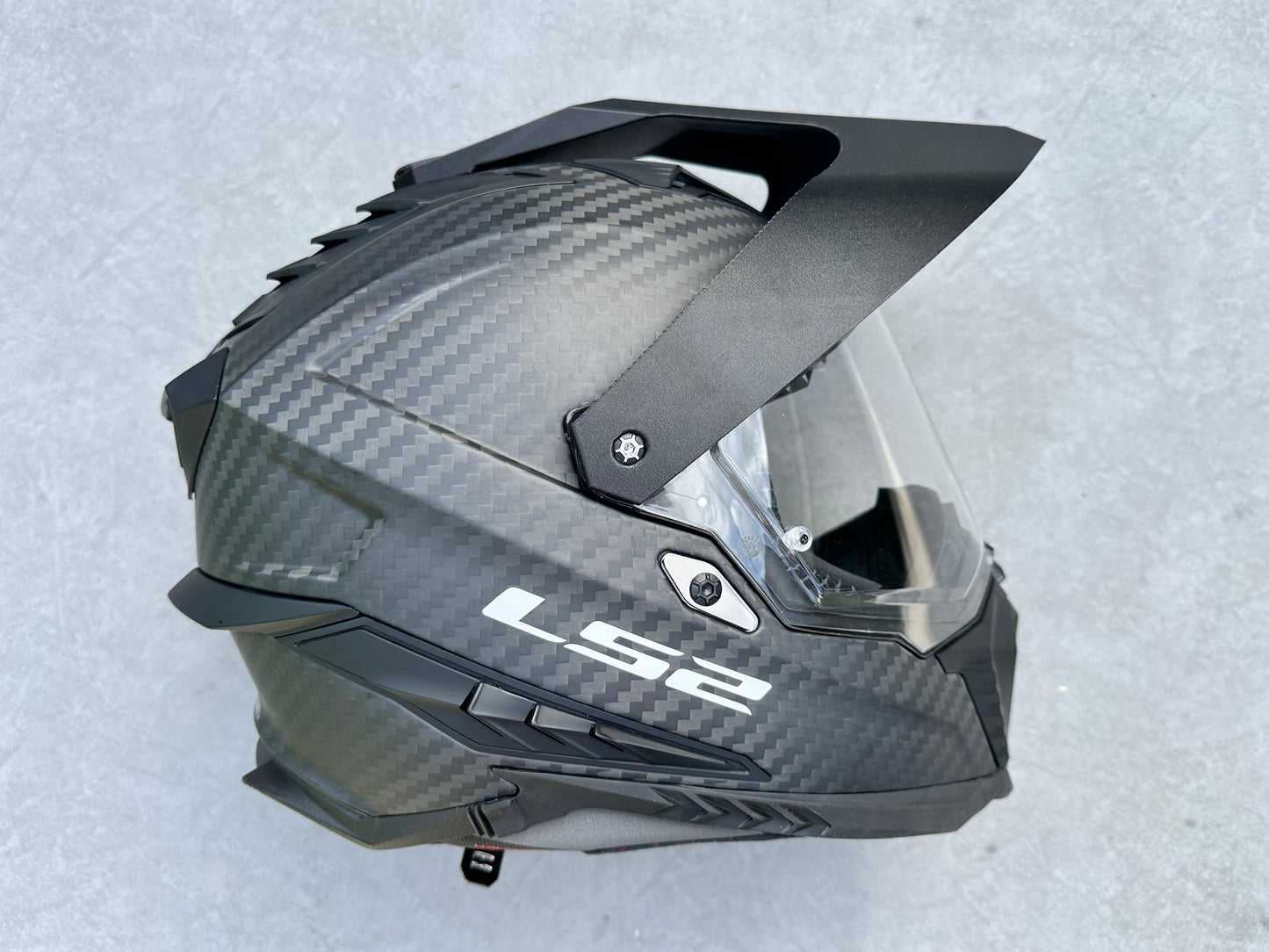 LS2 Explorer Carbon Visor upgrade