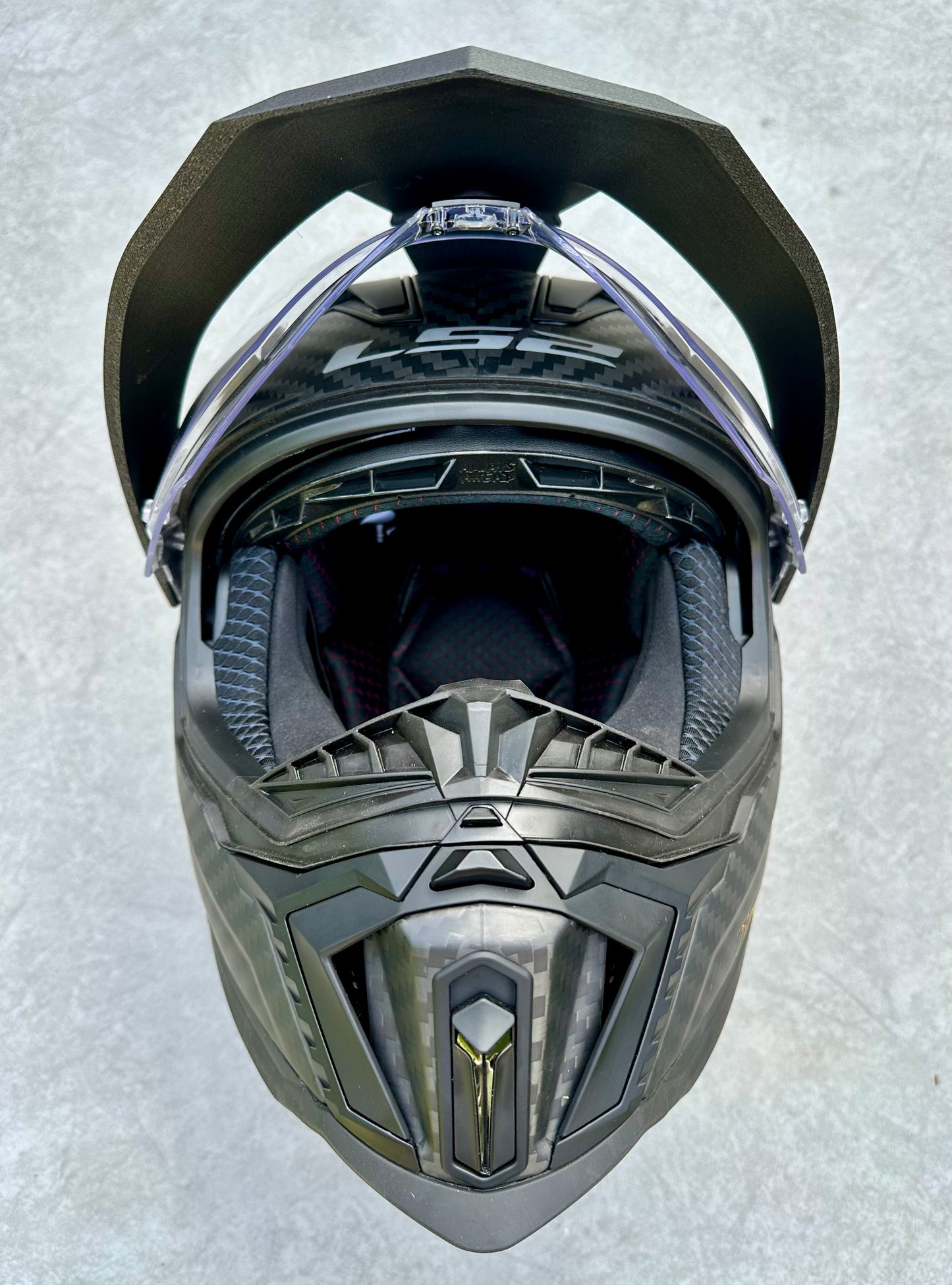 LS2 Explorer Carbon Visor upgrade